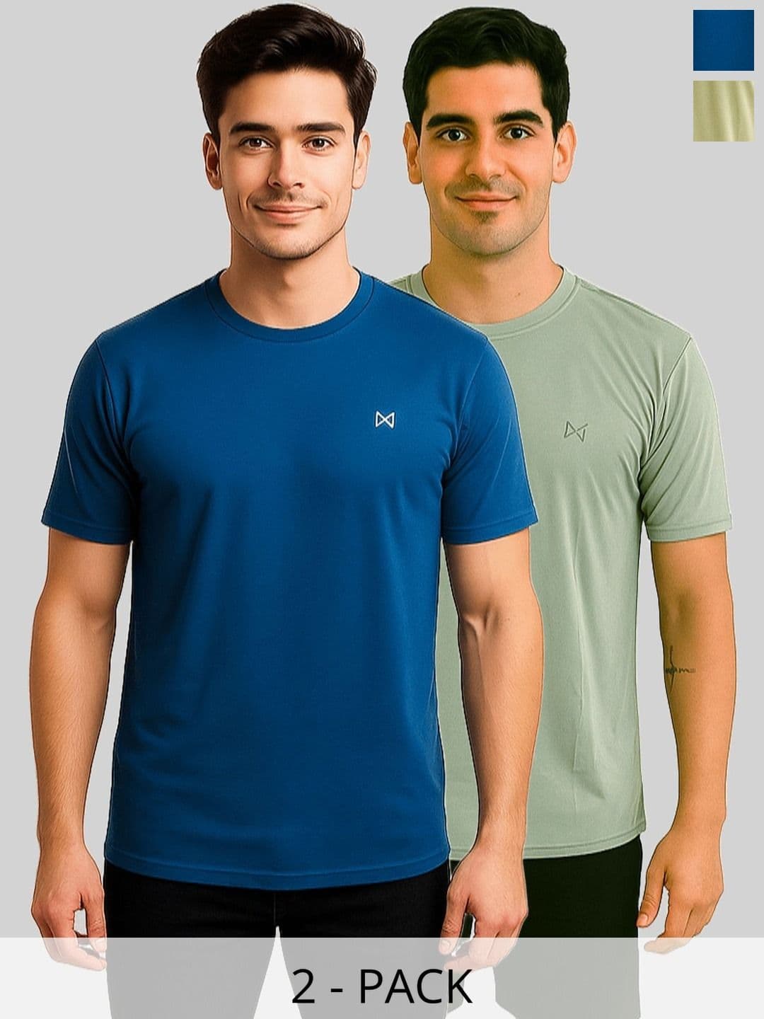 Force NXT Men's Round Neck - Pack Of 2 Tshirts - view 1