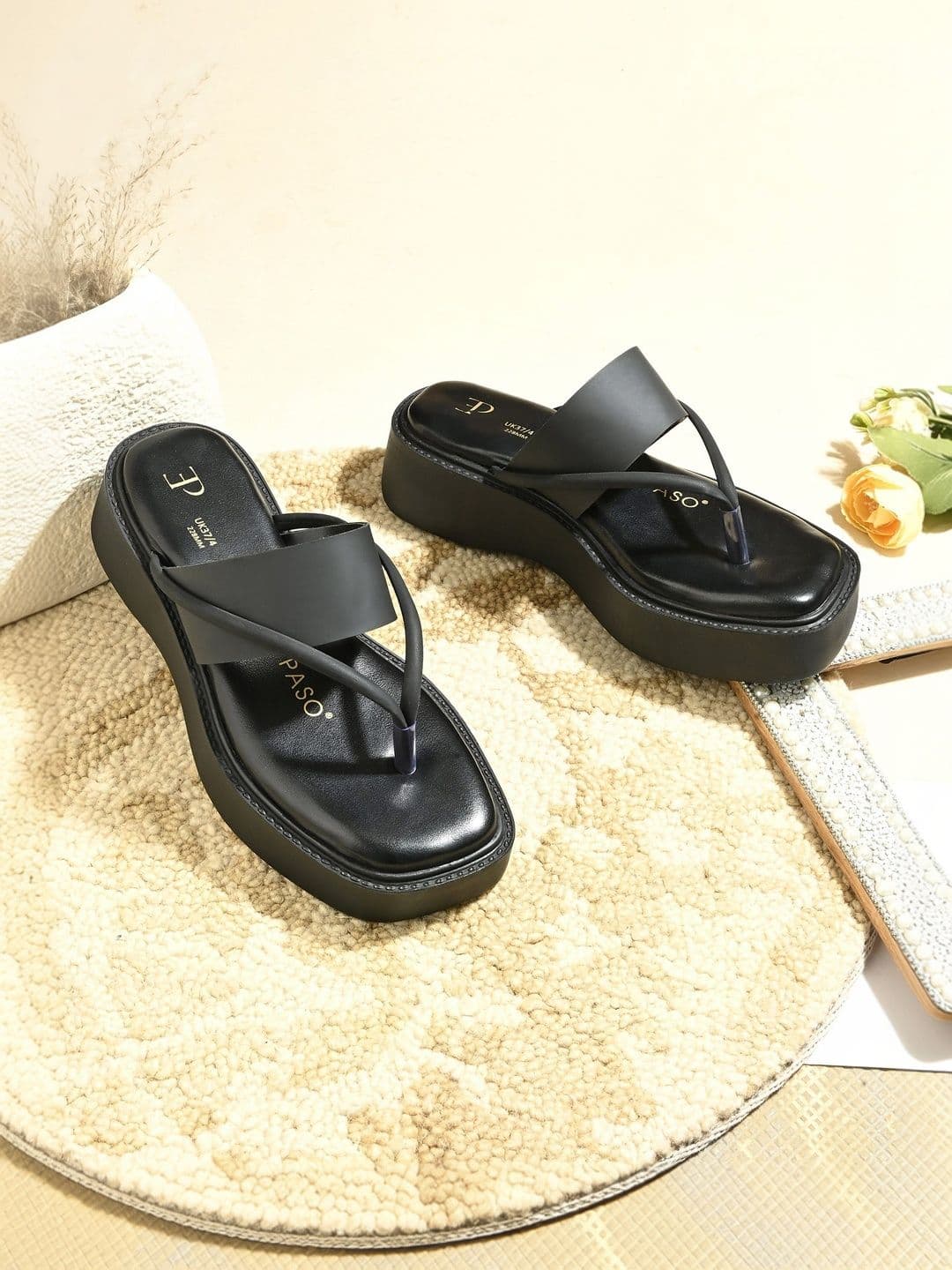 El Paso Wedge Sandals - view 1