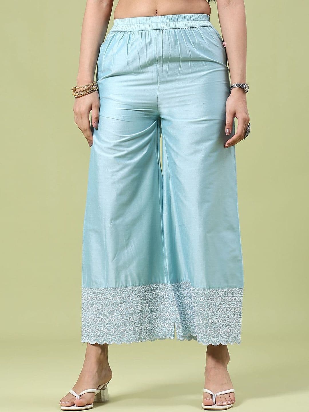 V-Mart Women Ethnic Palazzos - view 1