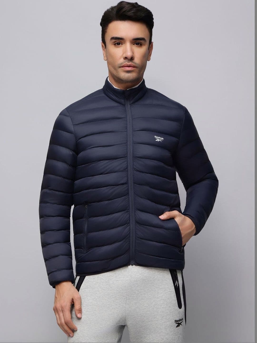 Reebok Mock Collar Puffer Jacket - view 1