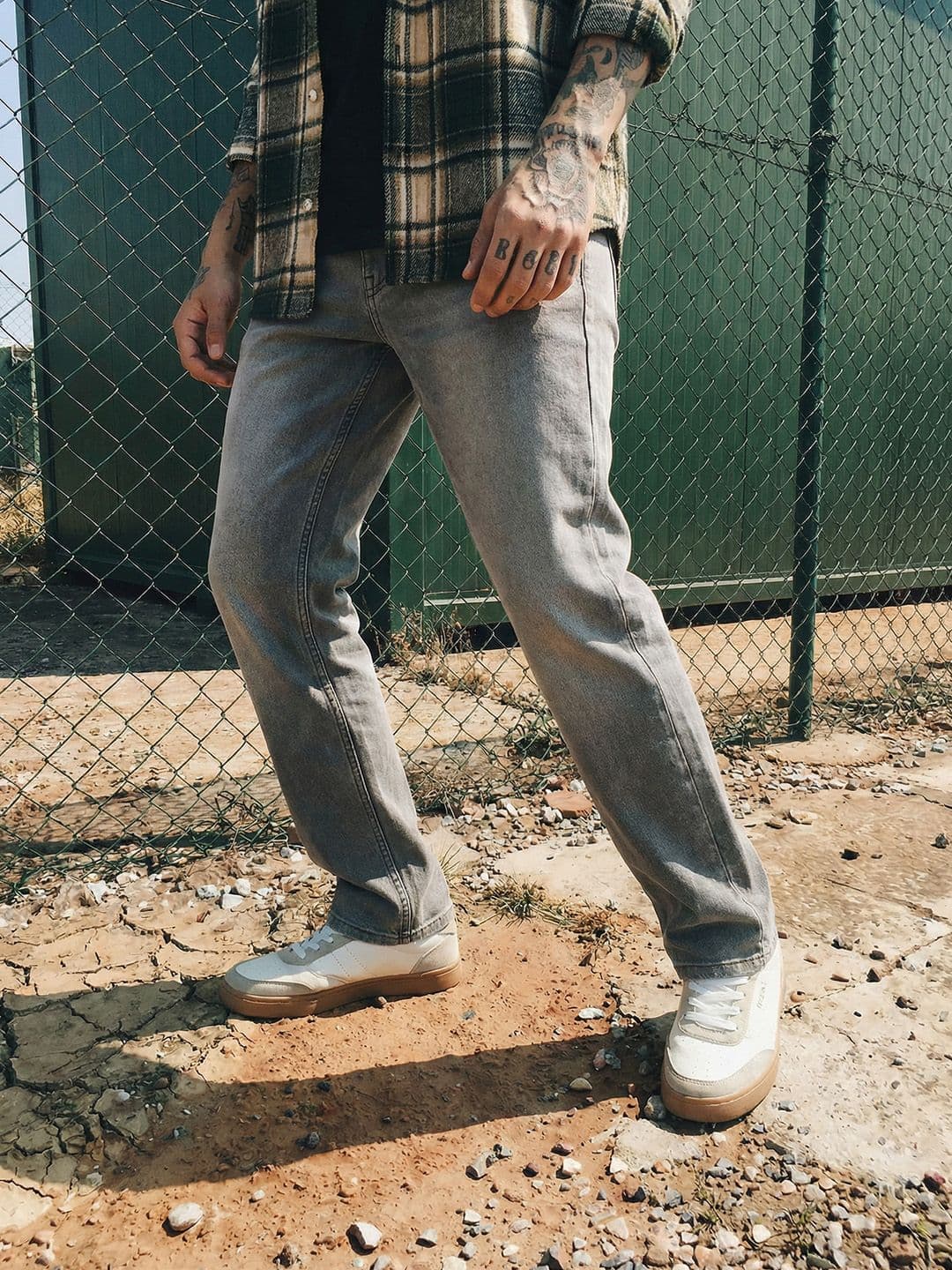 The Roadster Lifestyle Co. Men Bootcut Light Fade Stretchable Jeans - view 1