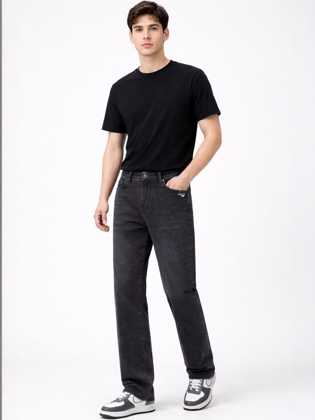 Suo Men Straight Fit Jeans - view 1