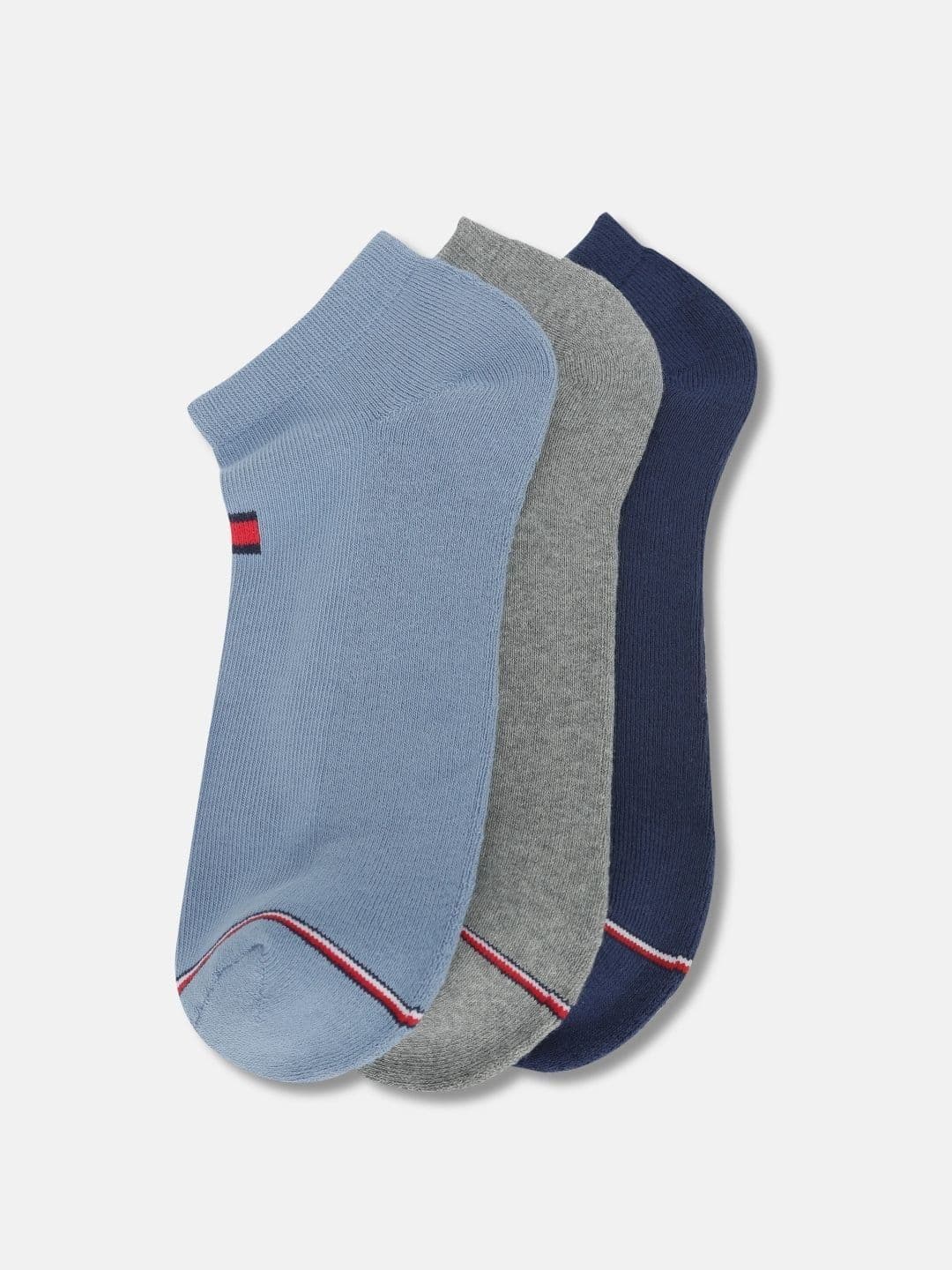 Tommy Hilfiger Men Pack of 3 Cotton Ankle Length Socks - view 1