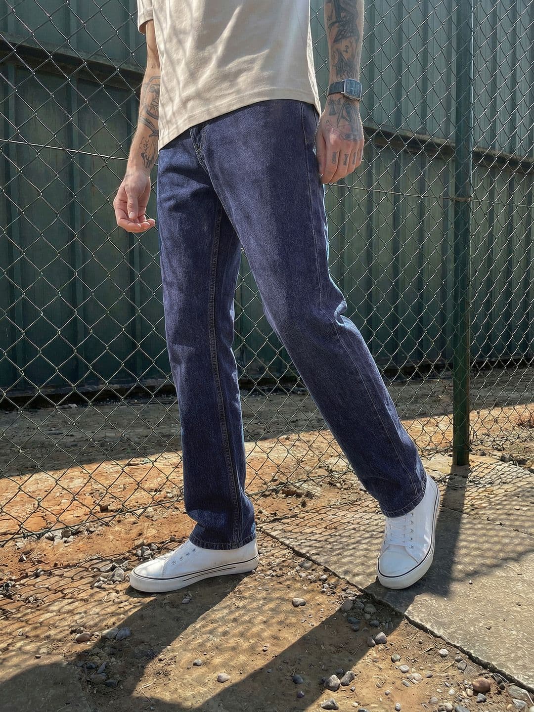 The Roadster Life Co. Men Bootcut Stretchable Jeans