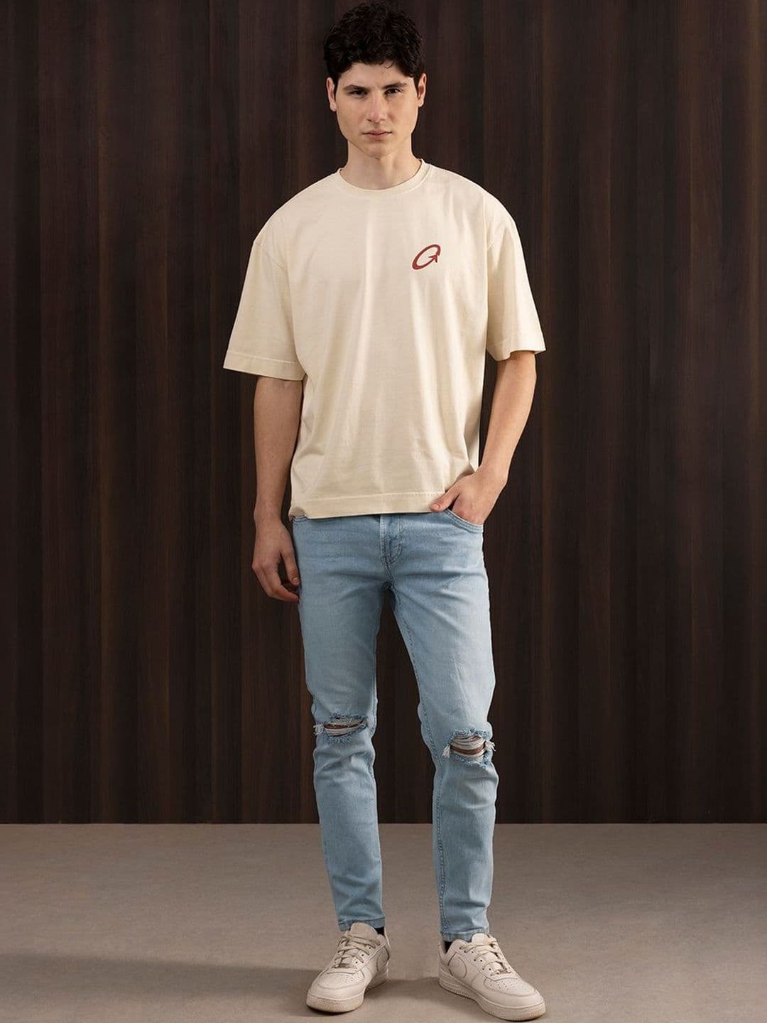 LOVEGEN Men Skinny Fit Mid-Rise Jeans - view 1
