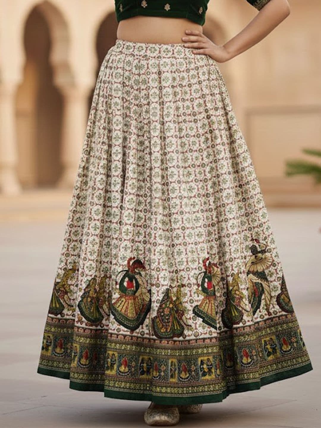 Charming treasure by Pragya Women Cotton Cambric Skirts - view 1