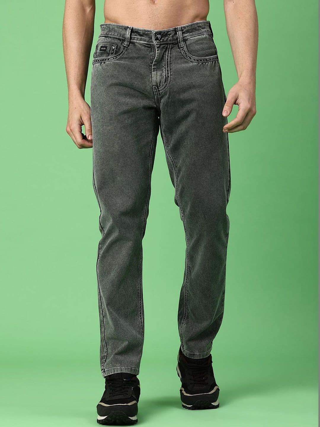 V-Mart Men Skinny Fit Mid-Rise Light Fade Stretchable Jeans - view 1