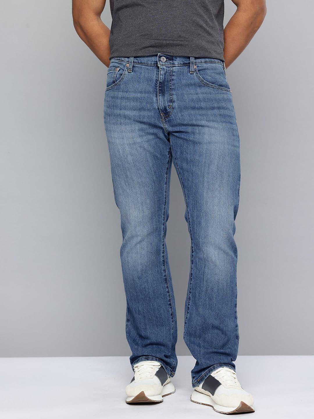 Levis Men 517 Bootcut Mid-Rise Light Fade Stretchable Jeans - view 1