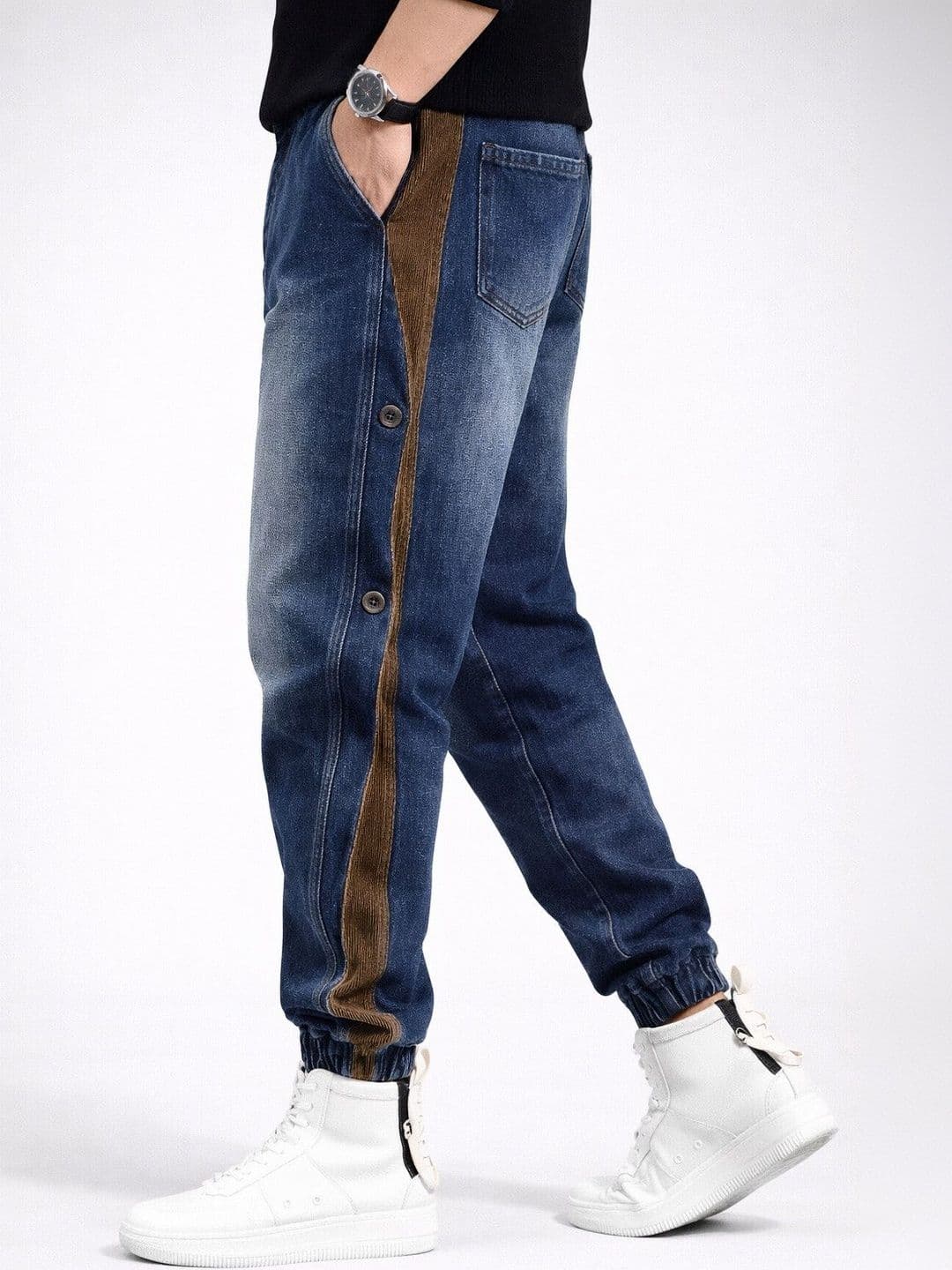 Suo Men Straight Fit Jeans - view 1