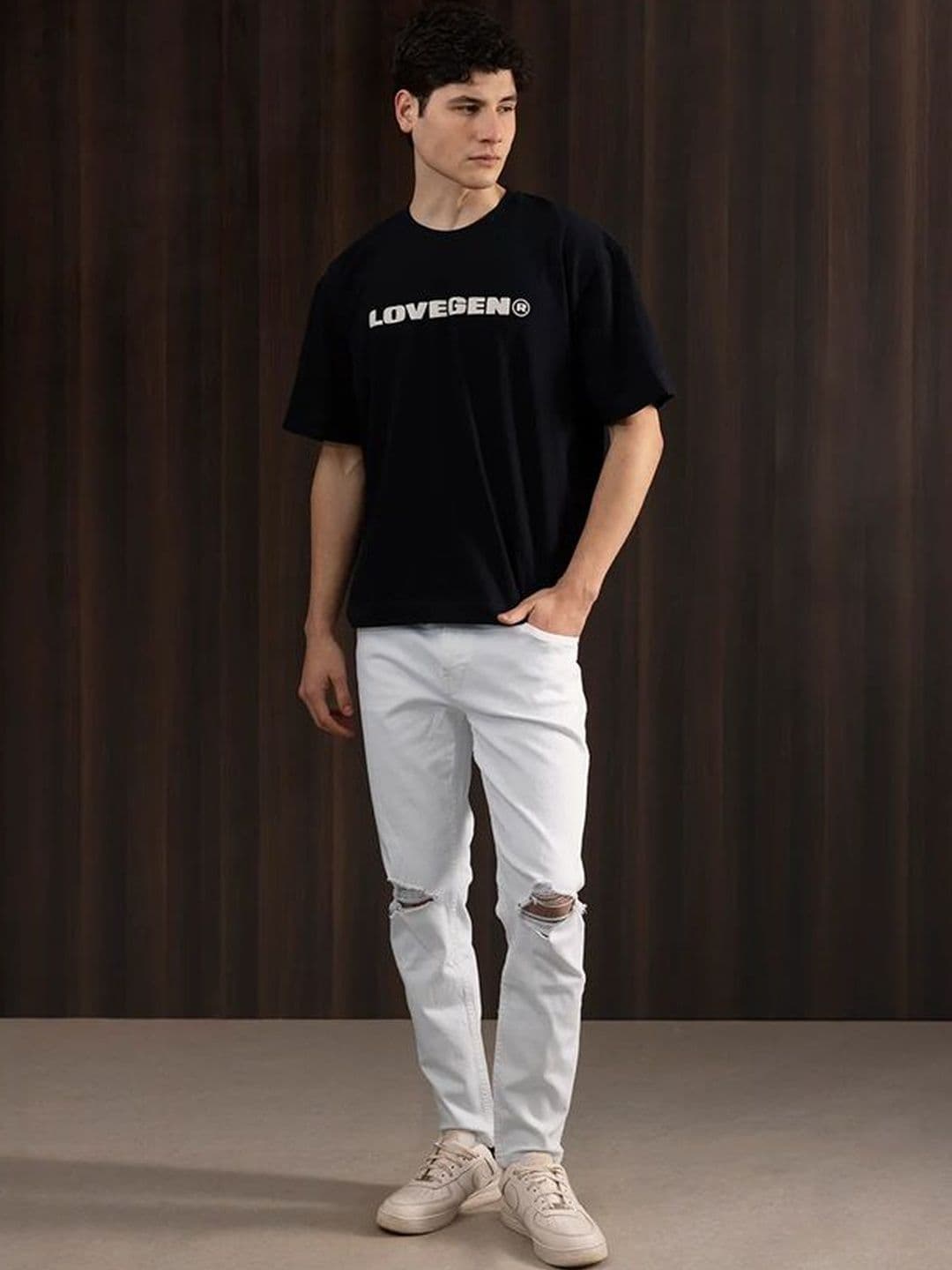 LOVEGEN Men Skinny Fit Mid-Rise Jeans - view 1