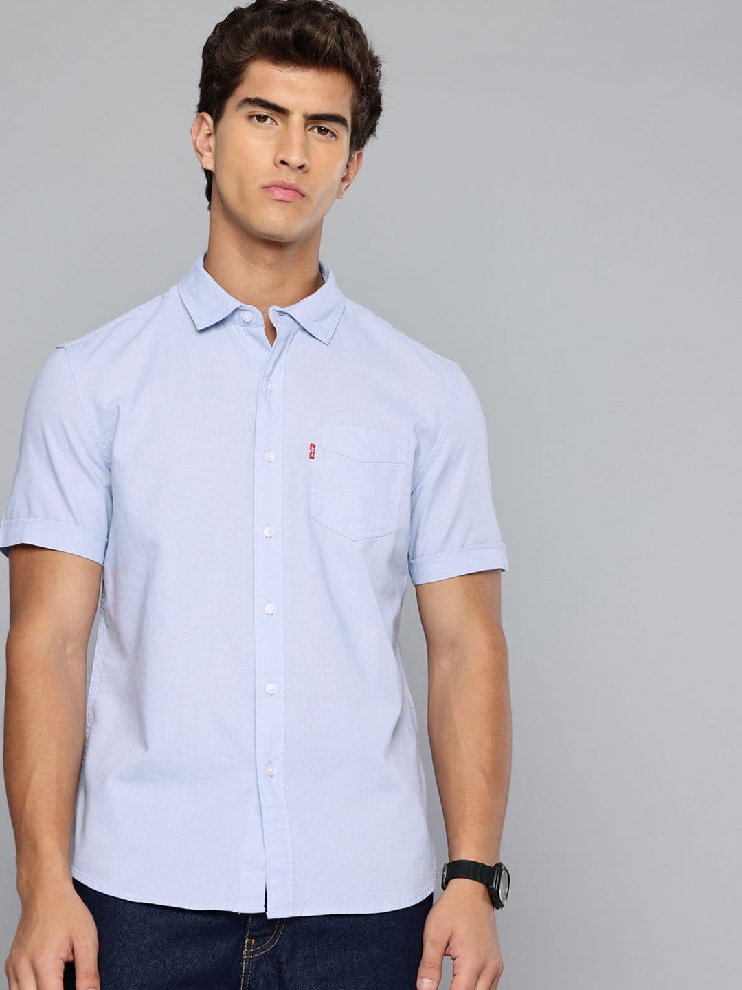 Levis Slim Fit Pure Cotton Casual Shirt - view 1