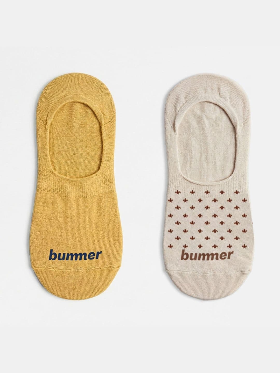 bummer Unisex Pack of 2 Cotton Assorted Patterned Ankle Length Socks - view 1