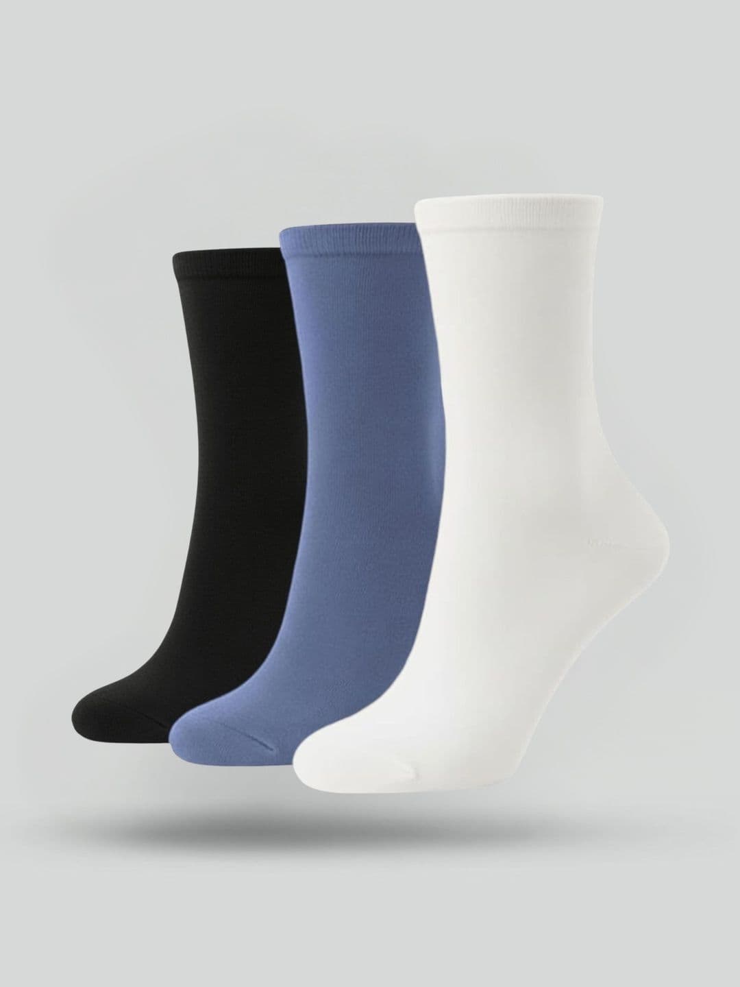 Sockscarving Men Pack Of 3 Bamboo Calf Length Socks - view 1