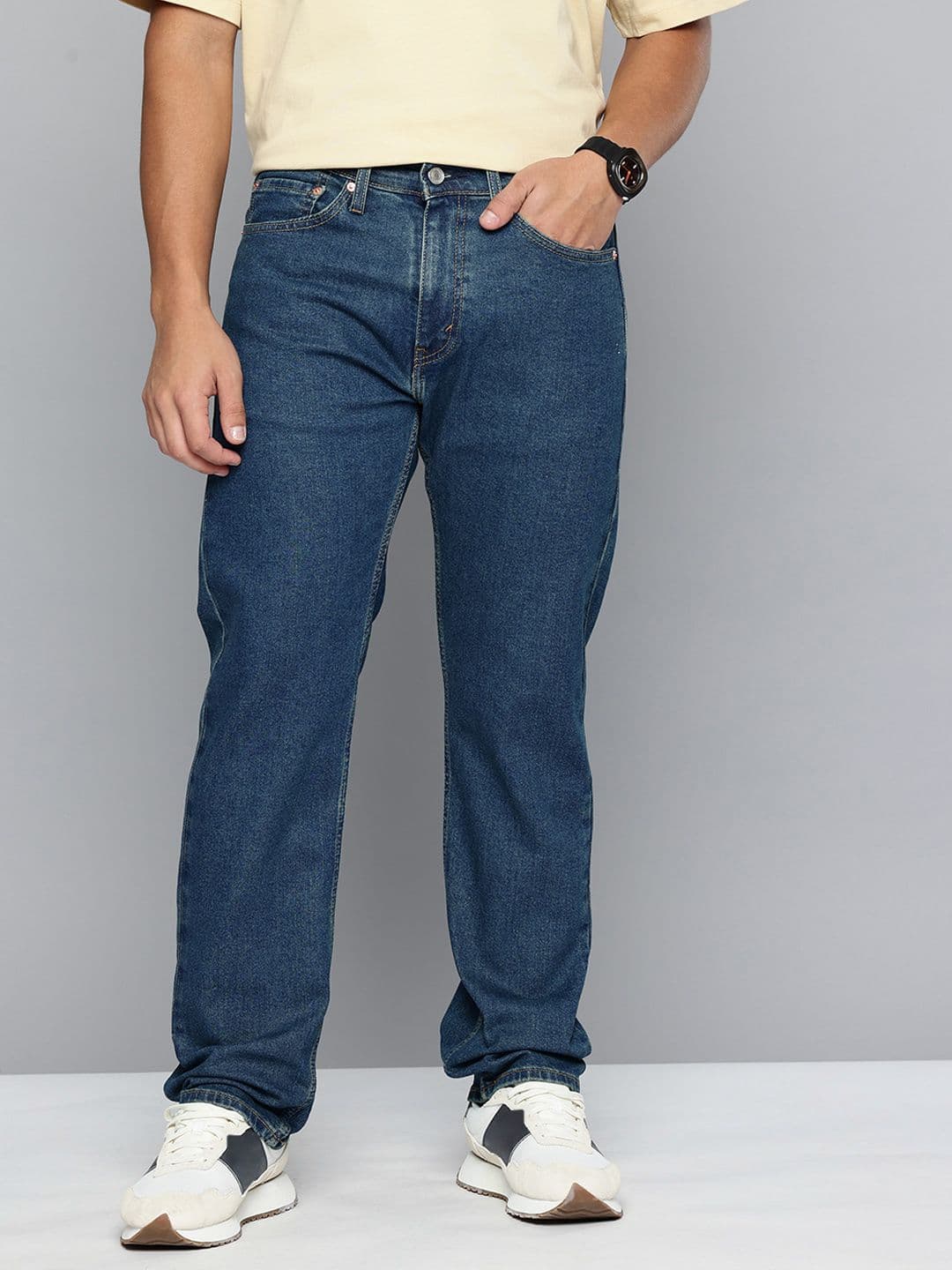 Levis Men 505 Mid-Rise Stretchable Jeans - view 1
