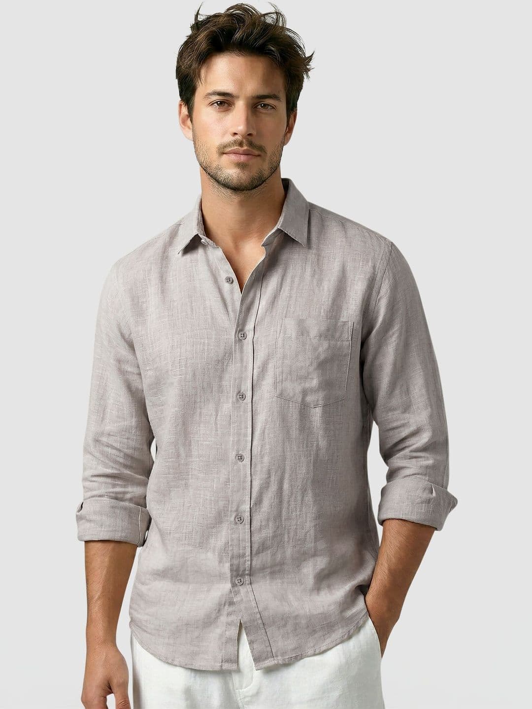 Beyoung Men Spread Collar Regular Fit Shirt - view 1