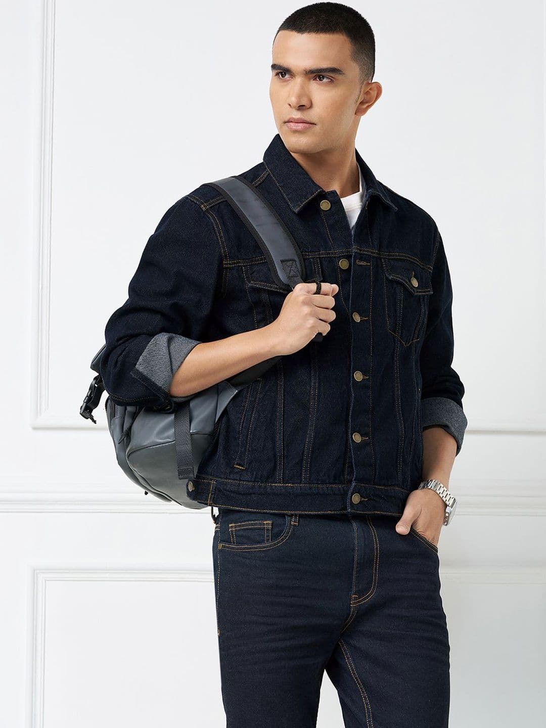 Peregrine by Pantaloons Men Long Sleeves Outdoor Woven Jacket