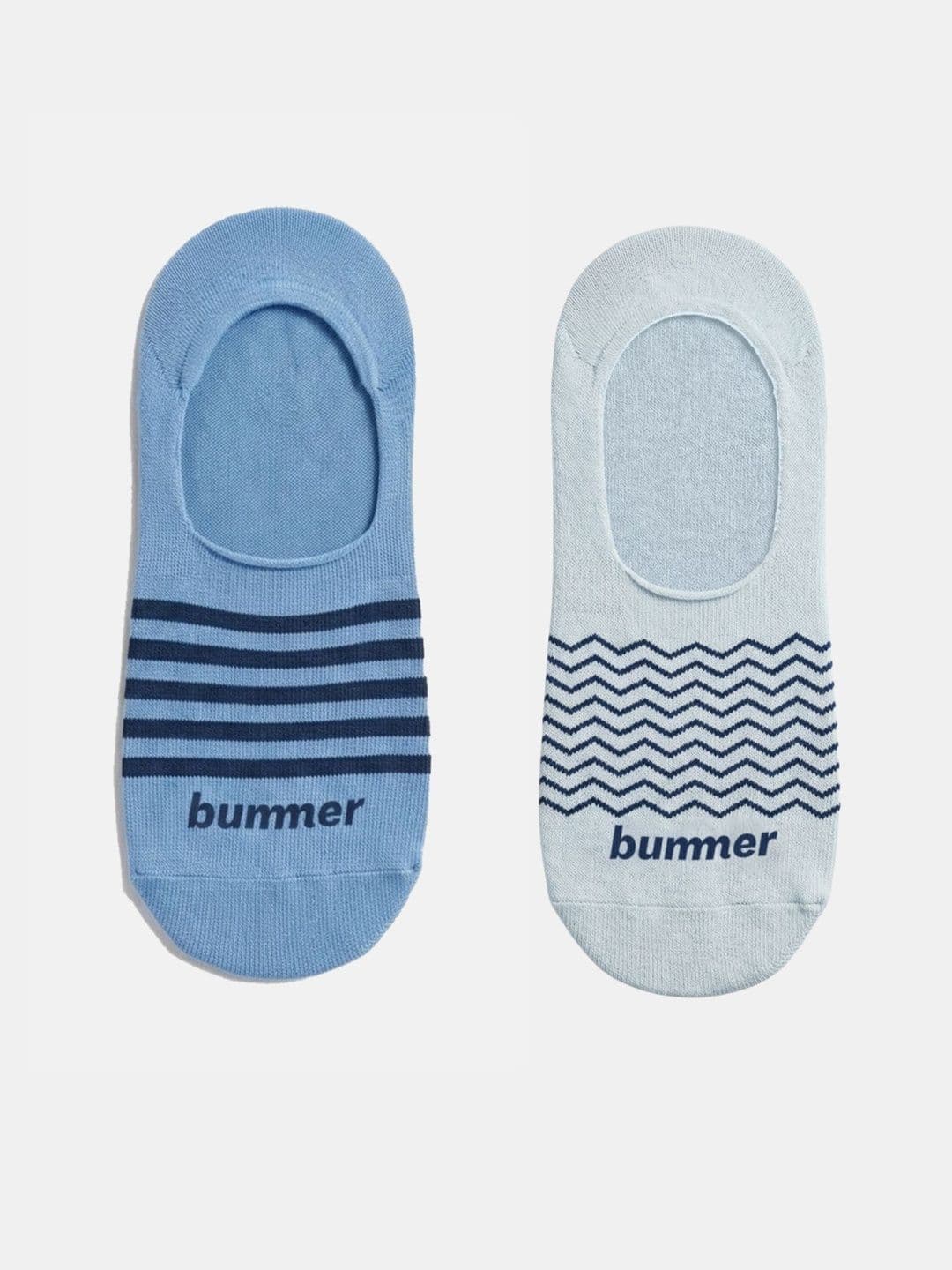 bummer Unisex Pack of 2 Cotton Assorted Patterned Ankle Length Socks - view 1