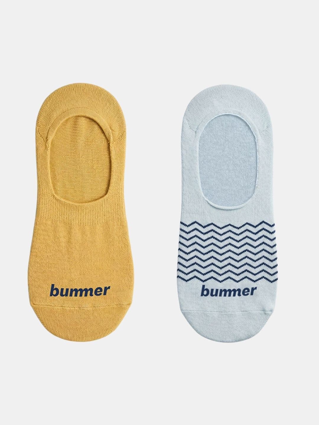bummer Unisex Pack of 2 Cotton Assorted Patterned Ankle Length Socks - view 1