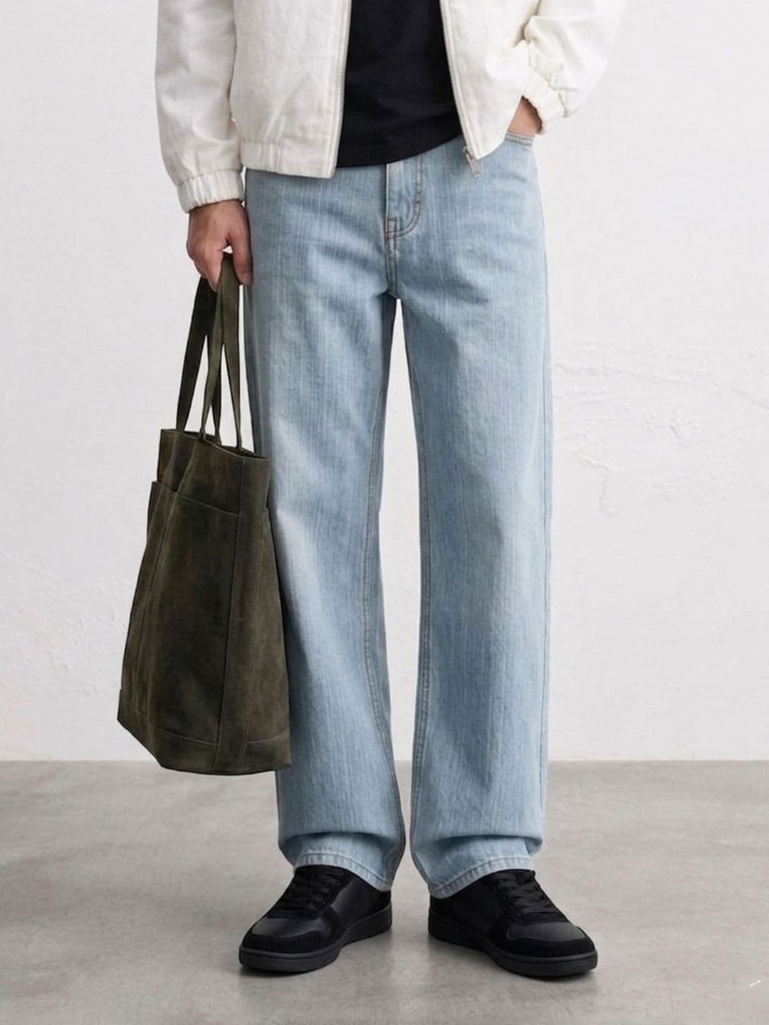 SAINT PEACH Men Mid-Rise Light Fade Jeans - view 1