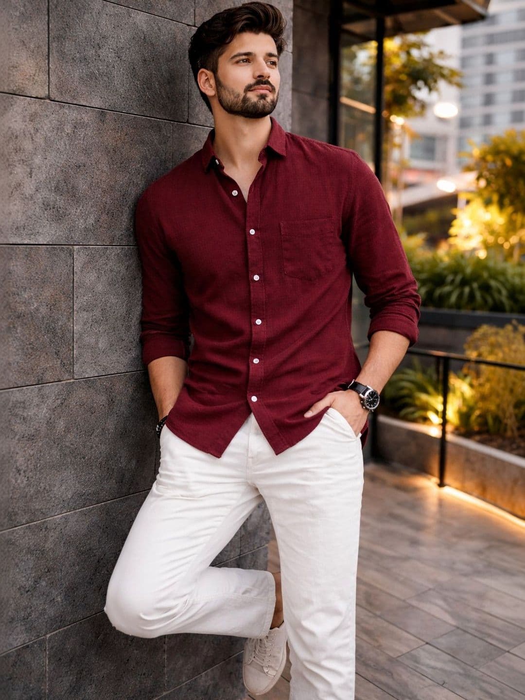 R.Code by The Roadster Life Co. Men Comfort Casual Shirt - view 1