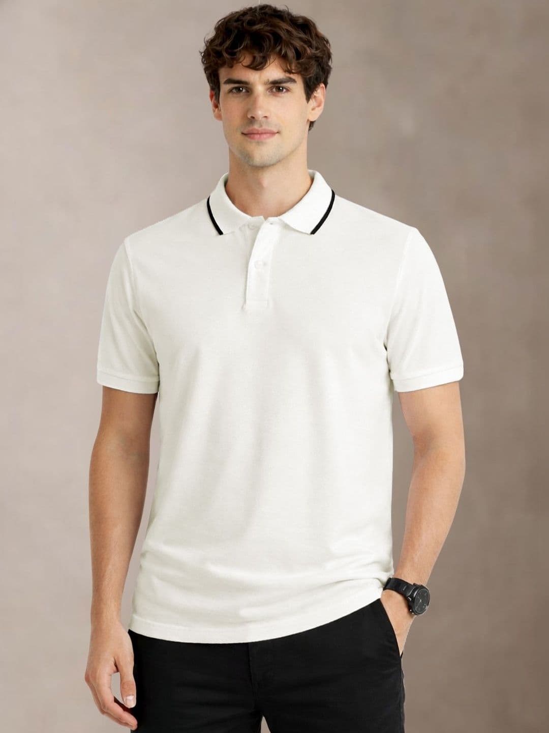 ADRO Men Polo Collar T-shirt - view 1