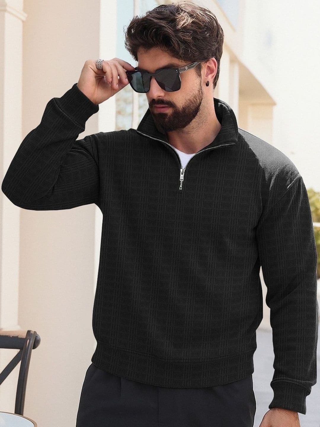 HAPPY KHAJANA Men Polo Collar T-shirt - view 1