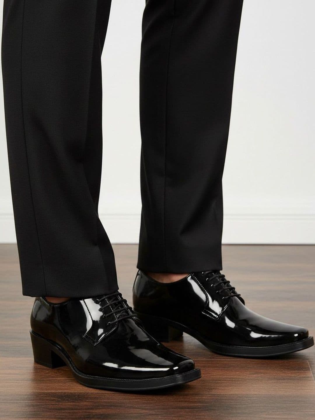 INVICTUS Men Square Toe Lace-Ups Formal Oxfords - view 1