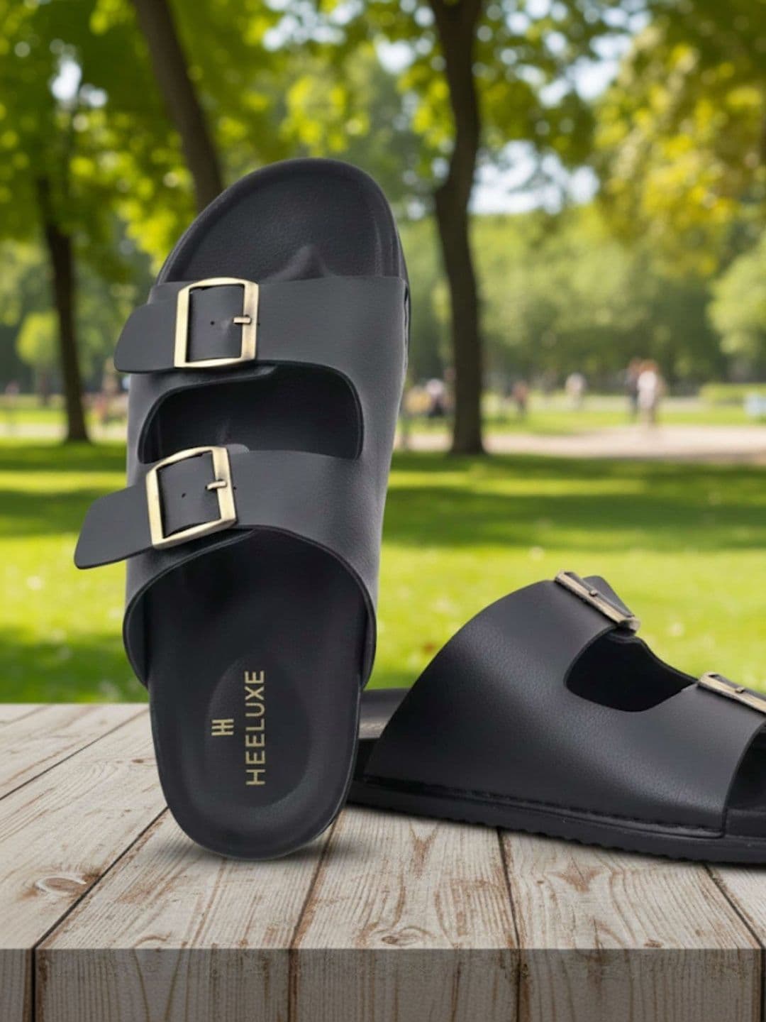 LEHAR Men Ethnic PU Comfort Sandals - view 1