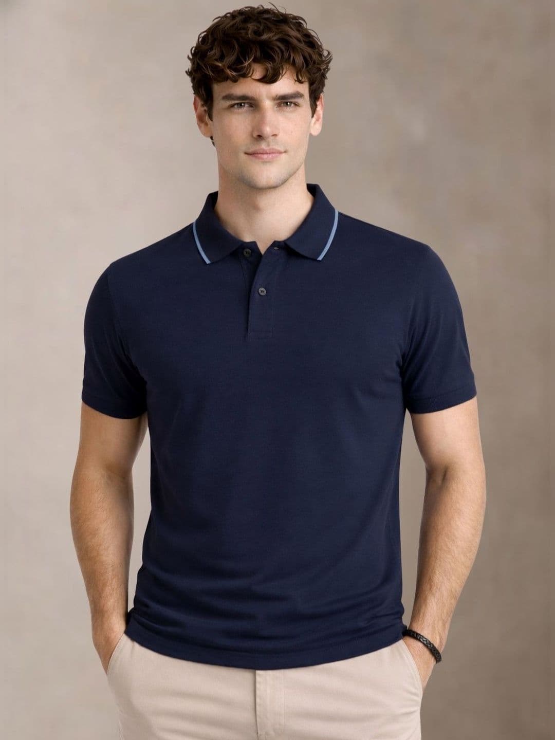 ADRO Men Polo Collar T-shirt - view 1