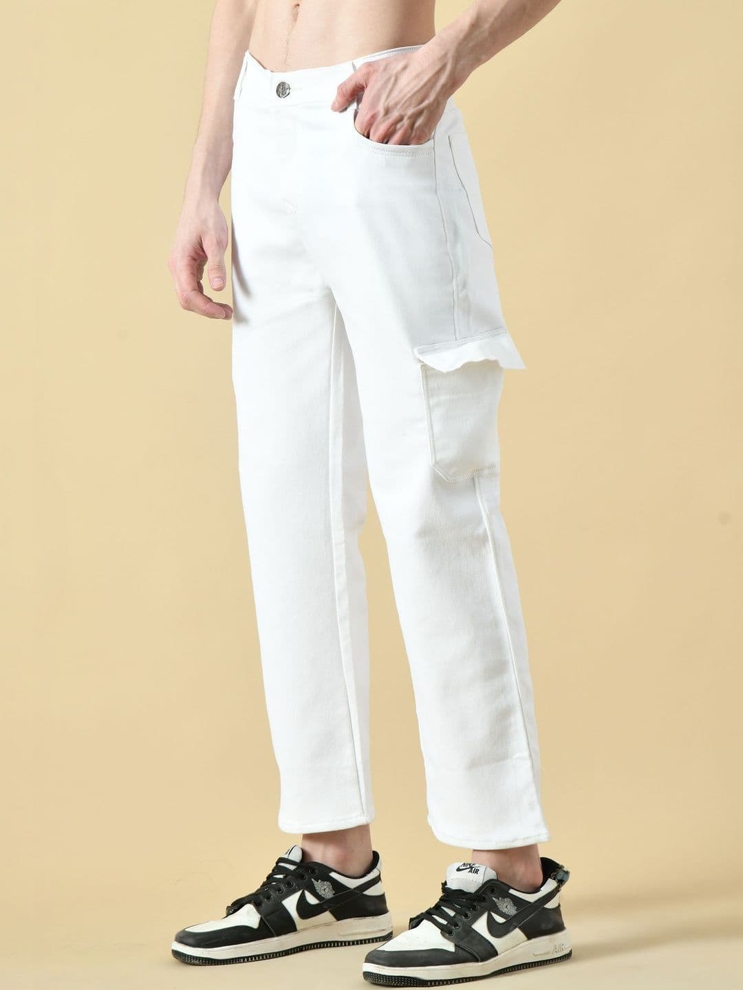 R.Code by The Roadster Life Co. Men Classic Relaxed Fit Mid-Rise Stretchable Jeans - view 1