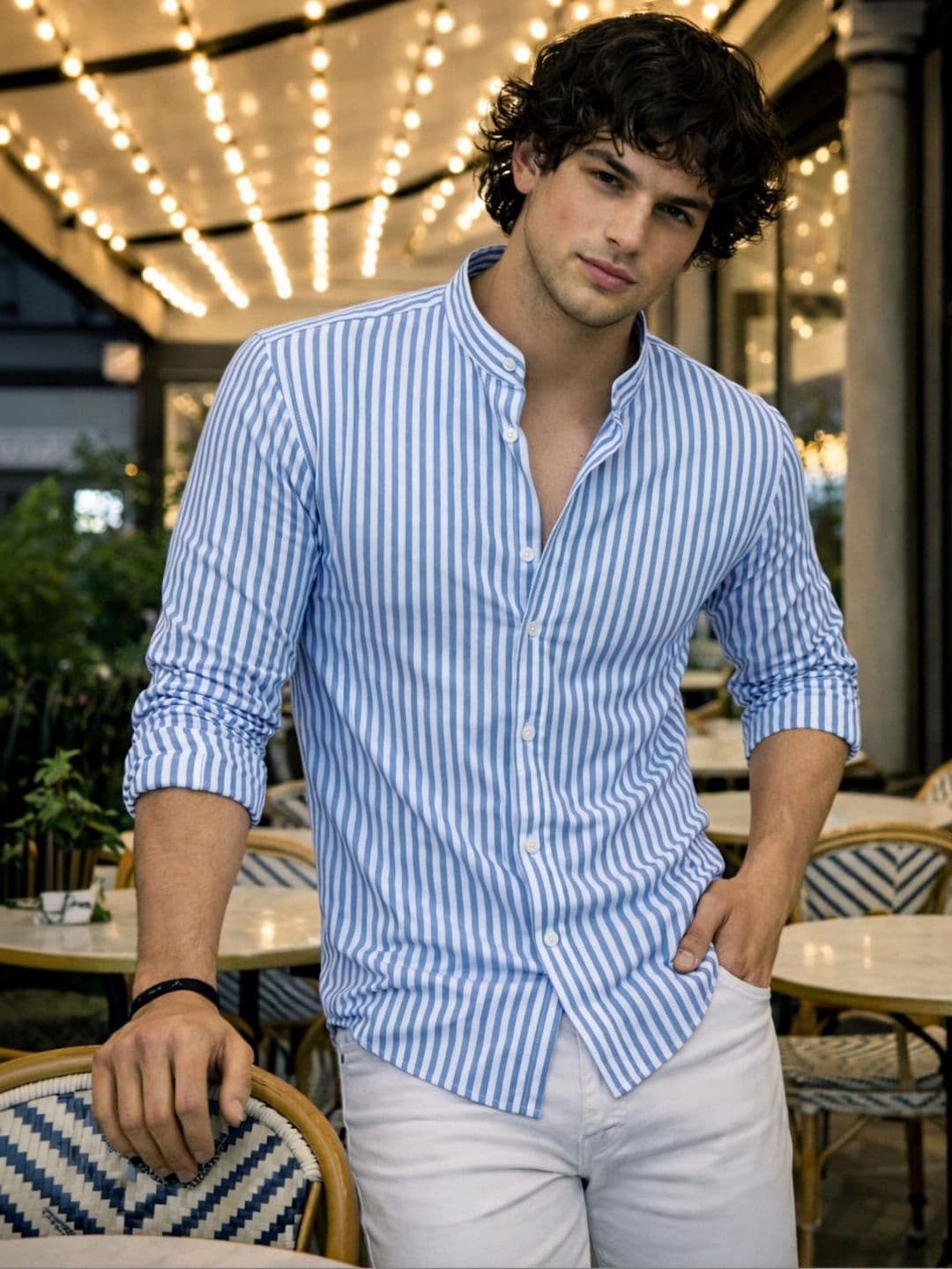 Mast & Harbour Men Comfort Striped Casual Shirt - view 1