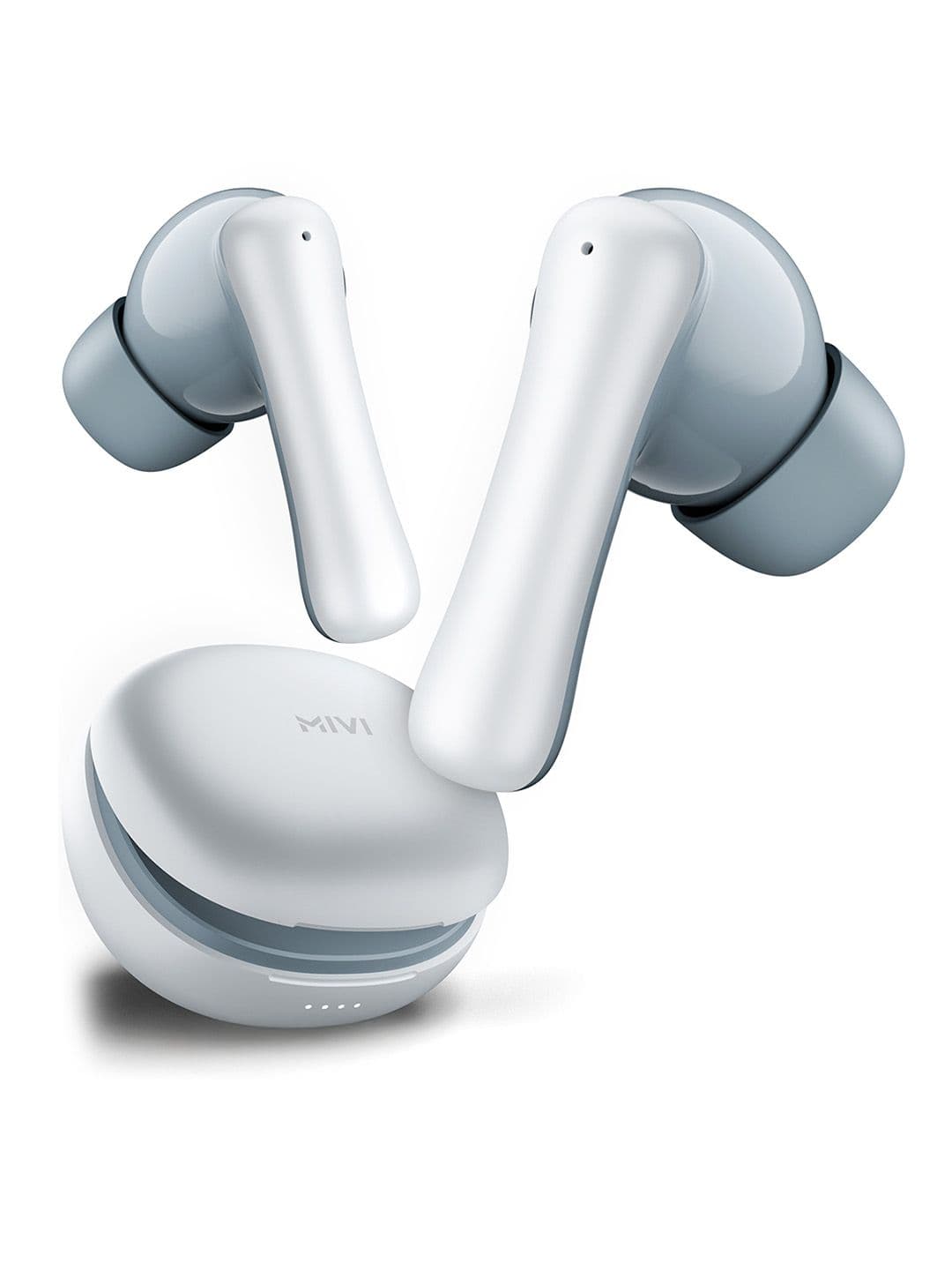 mivi DuoPods Marathon TWS Earbuds - Moon White - view 1
