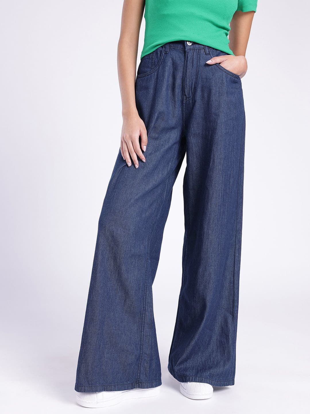 glitchez Women Wide Leg Jeans - view 1
