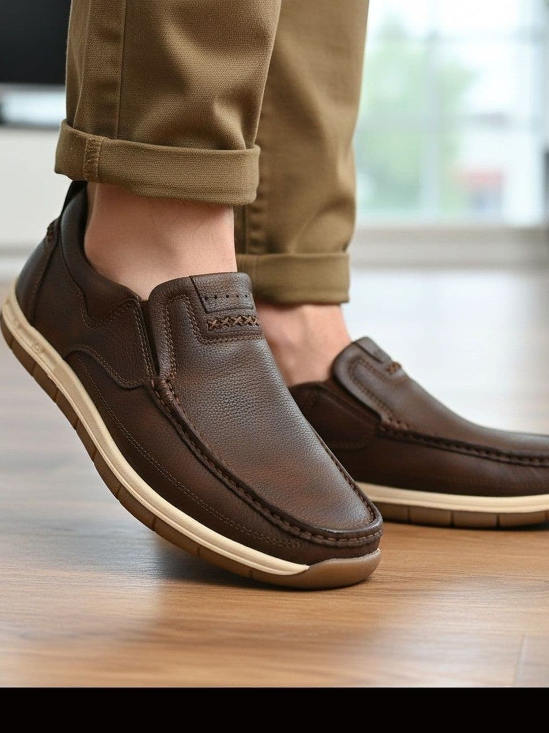 Killer Men Textured Loafers - view 1