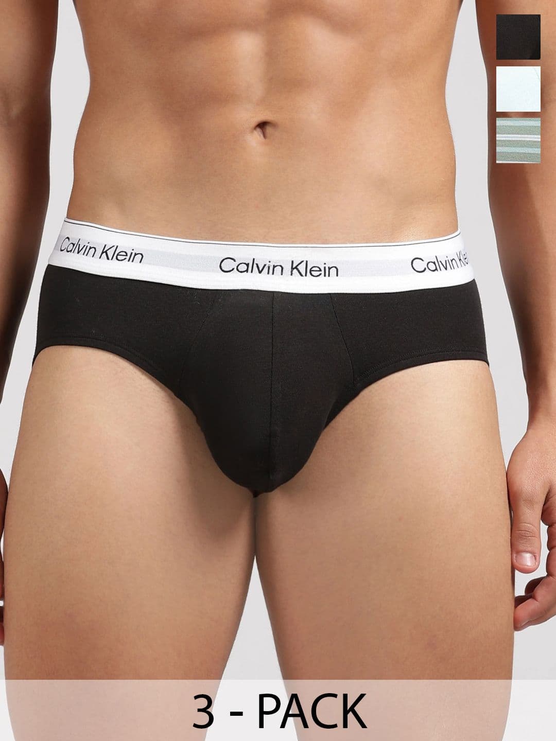Calvin Klein Underwear Men Pack of 3 Assorted Cotton Fashion - view 1