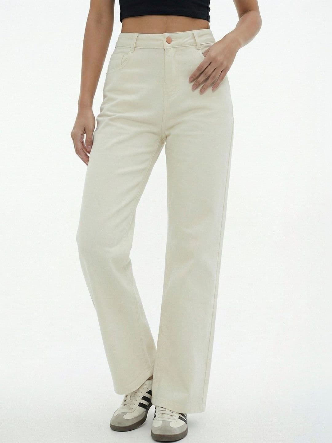 glitchez Women Classic Straight Fit High-Rise Jeans - view 1