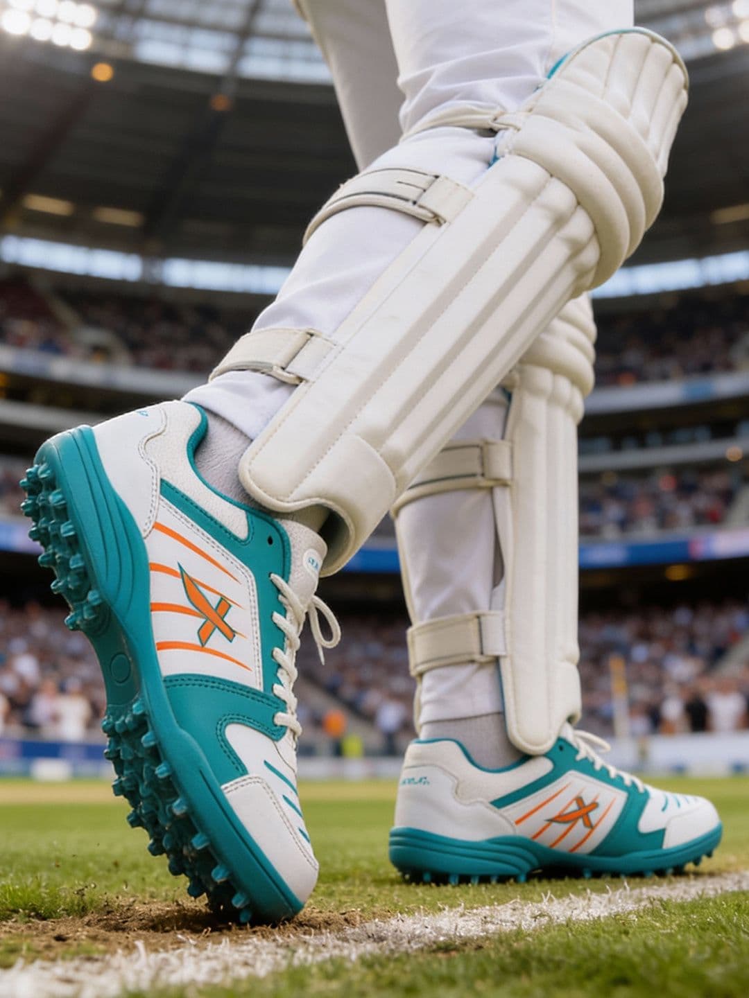 VECTOR X Striker Synthetic Leather Mesh Upper with PVC Sole Cricket Shoes - view 1