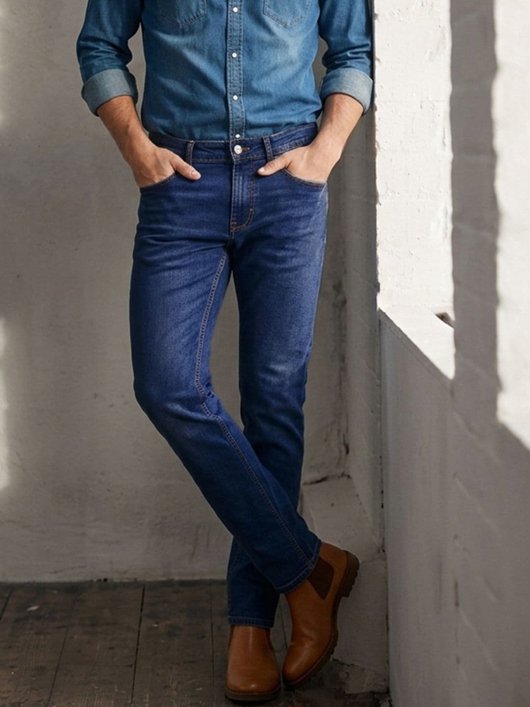 Roadster Men Slim Fit Stretchable Jeans - view 1
