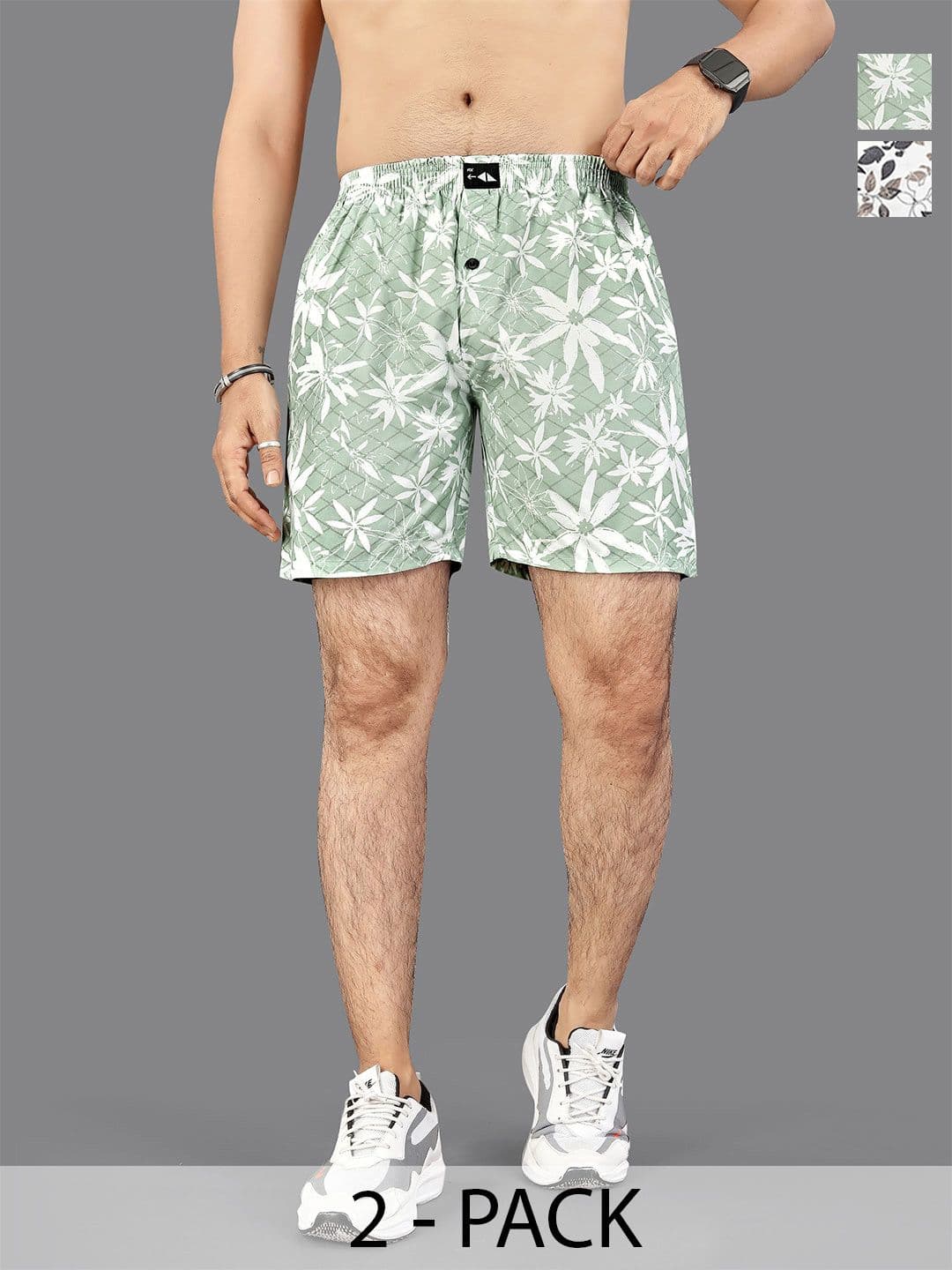 FTX Pack Of 2 Printed Boxers