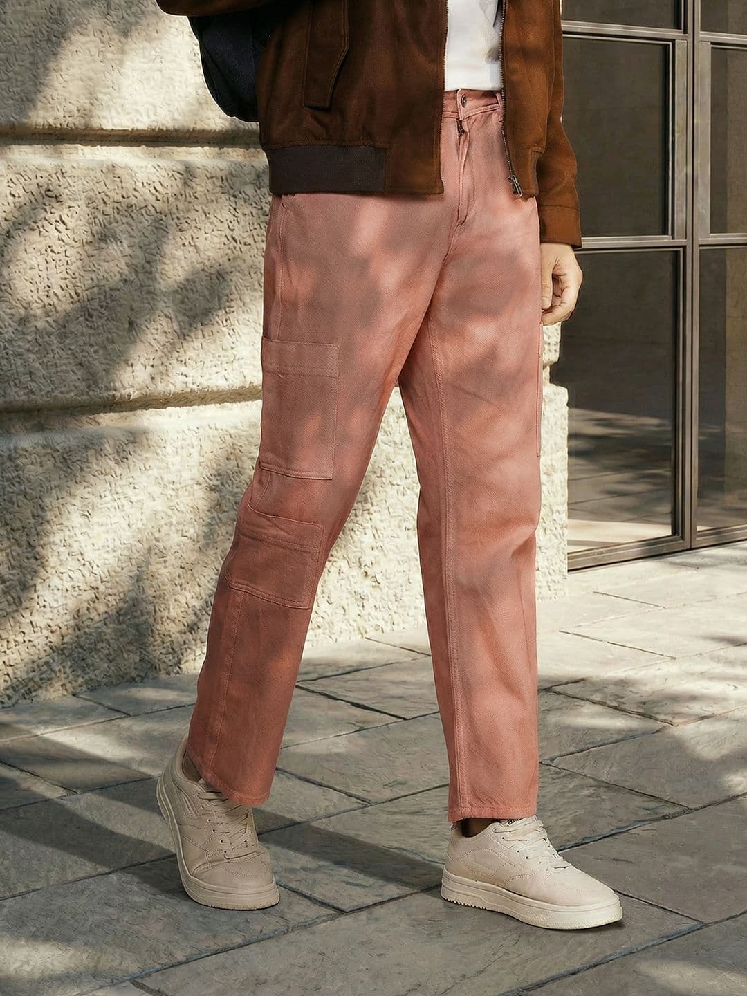 The Roadster Lifestyle Co. Men Straight Fit Cargo Jeans - view 1
