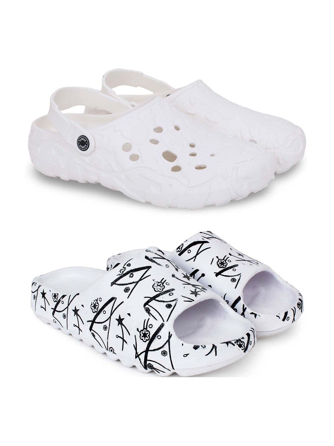 Pampy Angel Men Set Of 2 Printed Sliders - view 1