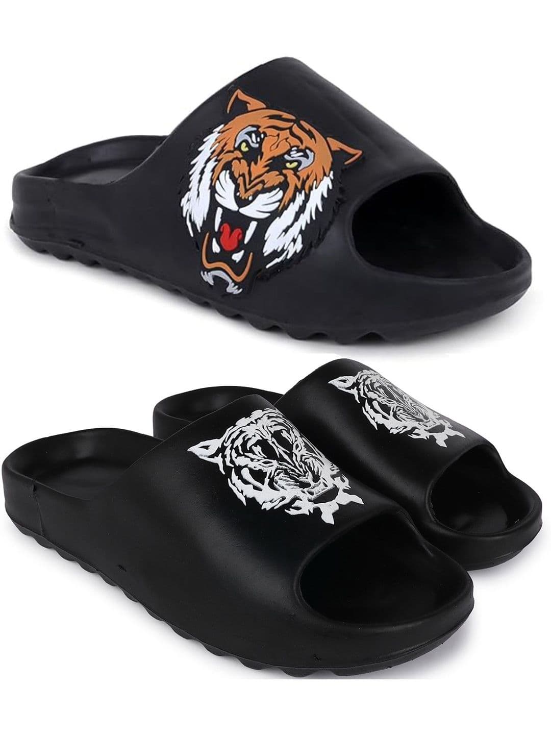 KAPYANSH Men Printed Sliders - view 1