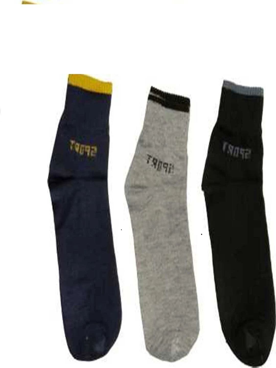 RAJAVI Men Pack of 3 Cotton Ankle Length Socks - view 1