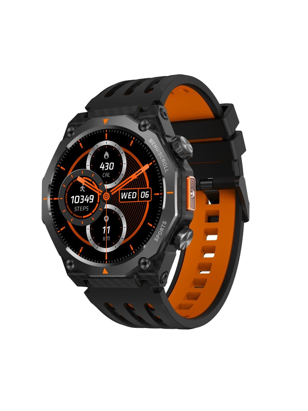 Fastrack Unisex Xtreme Adventure 1.43 AMOLED Display Smartwatch - Black