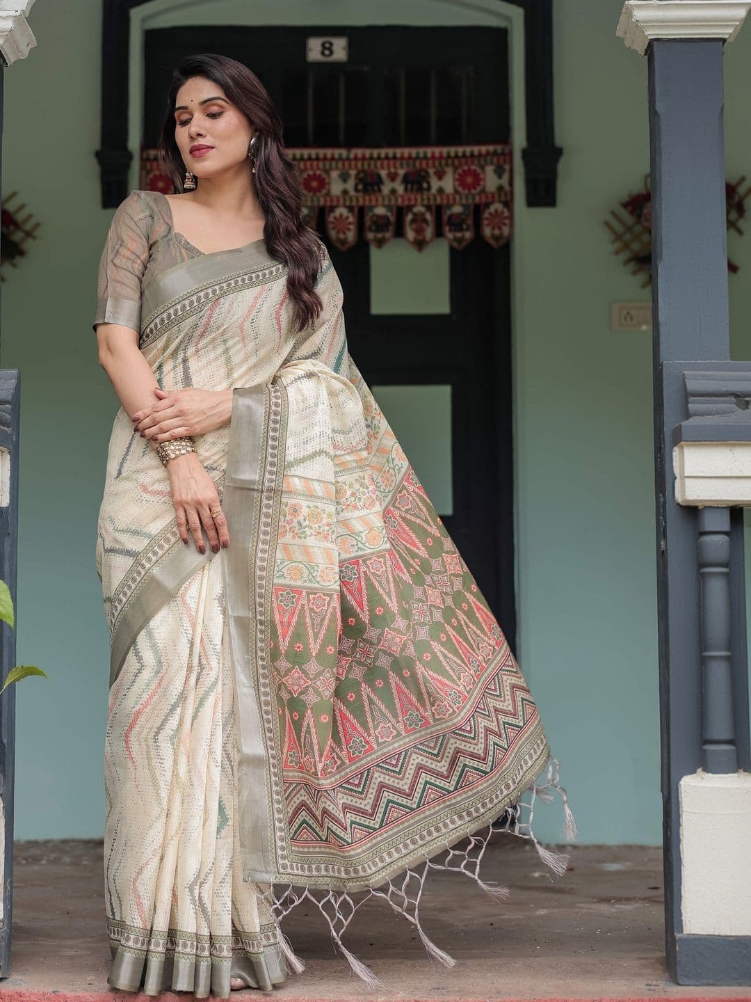 HERE&NOW Casual Banarasi Silk Sarees - view 1