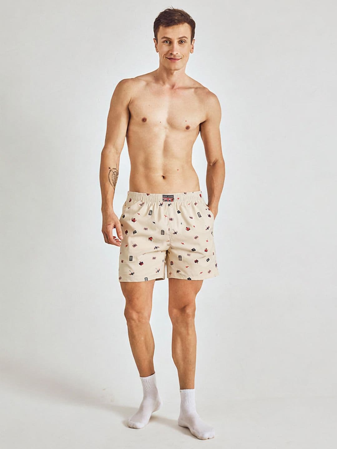 Pepe Jeans Men Printed Cotton Boxer