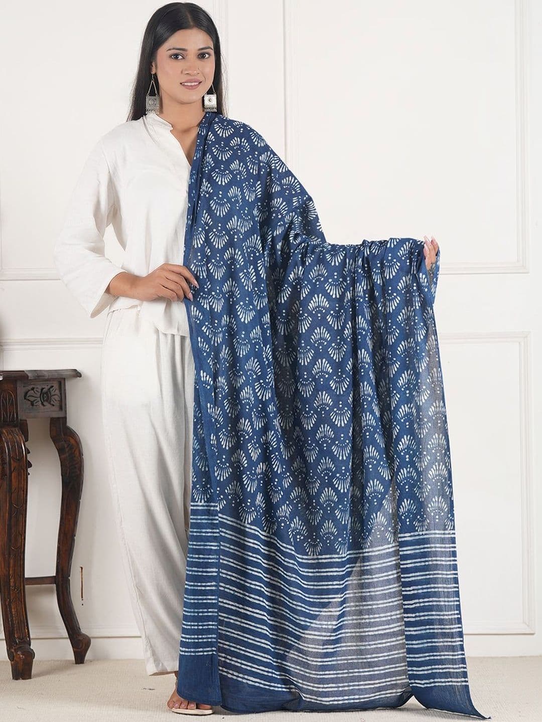 Style Shoes Printed Block Print Dupatta - view 1