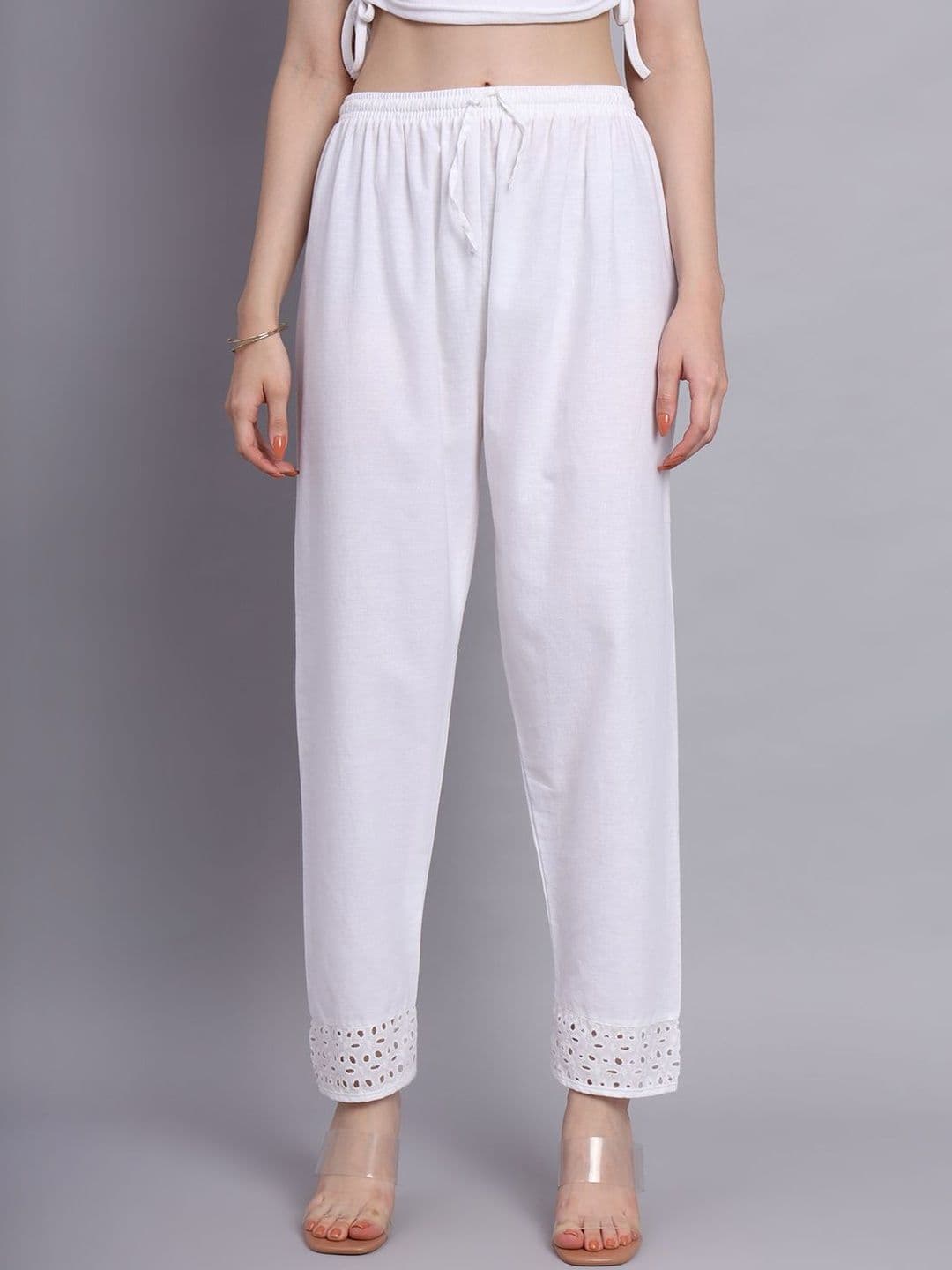 DEIFIC Women Knitted Ethnic Palazzos - view 1