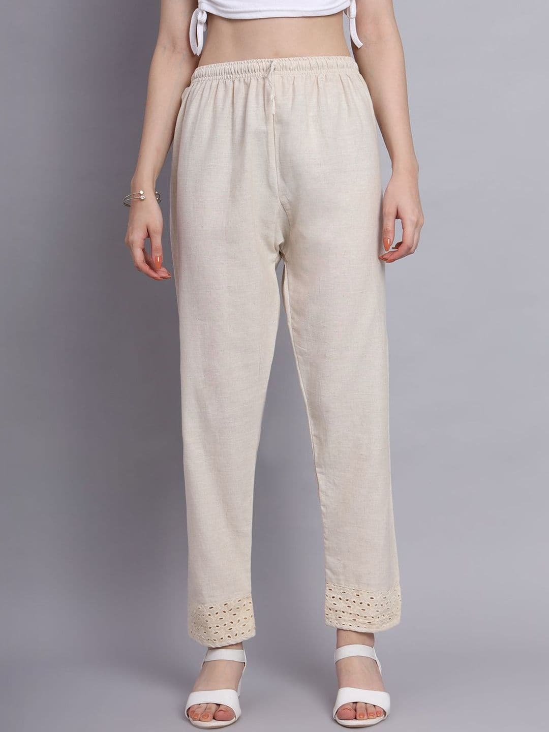 DEIFIC Women Knitted Ethnic Palazzos - view 1