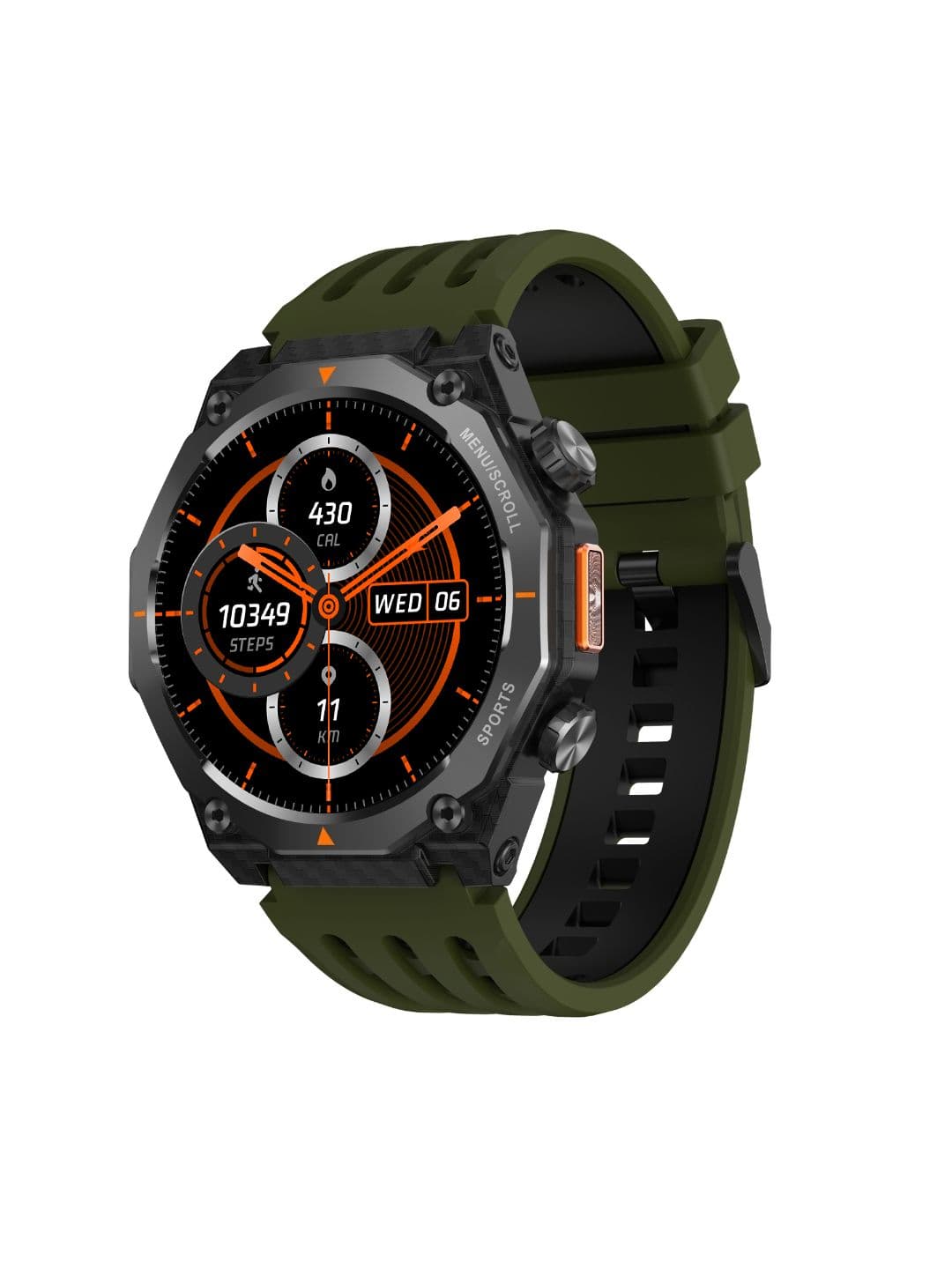 Fastrack Unisex Xtreme Adventure 1.43 AMOLED Display Smartwatch - Green